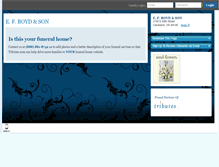 Tablet Screenshot of hosting-24907.tributes.com