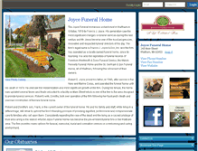 Tablet Screenshot of joycefuneralhome.tributes.com