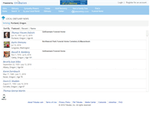 Tablet Screenshot of kgw.tributes.com