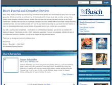 Tablet Screenshot of buschfuneral.tributes.com