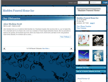 Tablet Screenshot of hosting-417.tributes.com