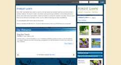 Desktop Screenshot of forestlawn.tributes.com