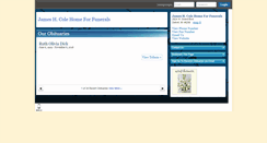 Desktop Screenshot of hosting-7416.tributes.com